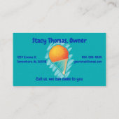 Colorful SnoCone Visitekaartje (Achterkant)