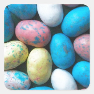 Colorful Snoep Easter Eggs Sticker