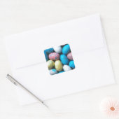Colorful Snoep Easter Eggs Sticker (Envelop)