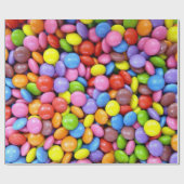 Colorful Snoep Kerstmis Cadeaupapier (Vlak)