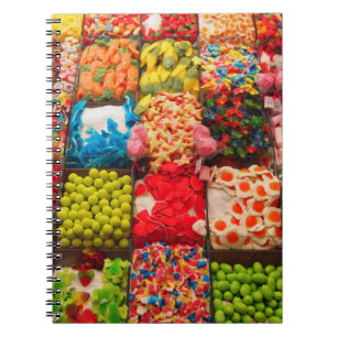 Colorful snoep-laptop notitieboek