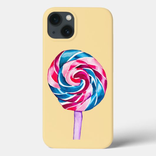 Colorful snoep lolly waterverf art. Case-Mate iPhone case (Achterkant)