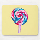 Colorful snoep lolly waterverf art. muismat (Voorkant)