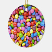 Colorful Snoep Patroon Keramisch Ornament (Links)