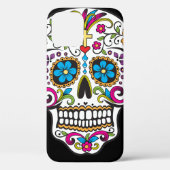 Colorful Snoep Skull Hoesje-Mate iPhone Case (Achterkant)