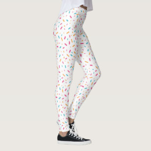 Colorful Snoep Sprinkles Aangepast Leggings