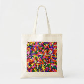 Colorful Snoep Sprinkles Canvas tas (Voorkant)