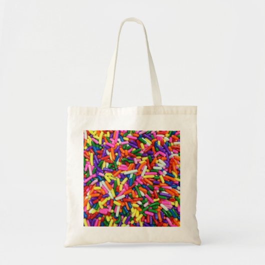 Colorful Snoep Sprinkles Canvas tas (Voorkant)