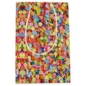 Colorful Snoep Sprinkles Confetti Jimmies Medium Cadeauzakje (Voorkant)