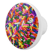 Colorful Snoep Sprinkles Keramische Knop (Rechts)