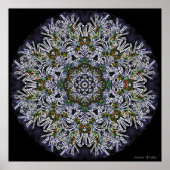 Colorful Snowflake Mandala Poster (Voorkant)