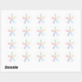 Colorful Snowflake Stickers (Vel)