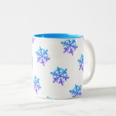 Colorful Snowflakes Gift Mok (Voorkant rechts)