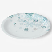 Colorful Snowlakes Papieren Bordje (Gekanteld)