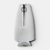 Colorful Social Justice Flower Word Flesjeskoeler (Achterkant)