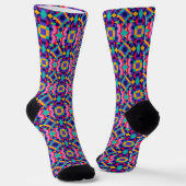 Colorful socks featuring an intricate geometric  sokken (Gebogen)