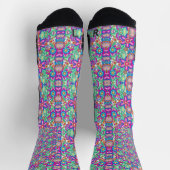 Colorful socks with intricate geometric patterns  sokken (Top)