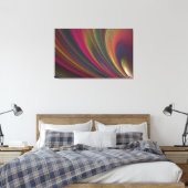 Colorful Soft Sand Waves Canvas Afdruk (Insitu (Slaapkamer))