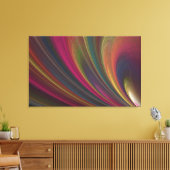 Colorful Soft Sand Waves Canvas Afdruk (Insitu (Woonkamer))