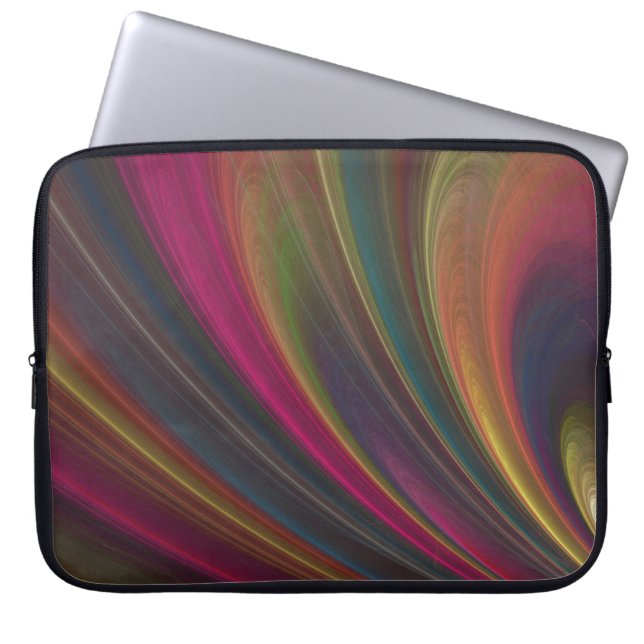 Colorful Soft Sand Waves Laptop Sleeve (Voorkant)