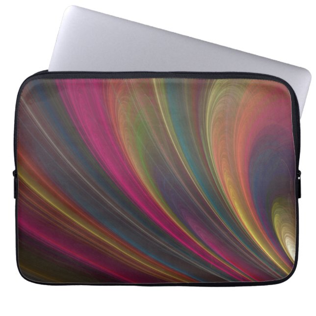 Colorful Soft Sand Waves Laptop Sleeve (Voorkant)