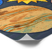 Colorful Solar System Poster (Hoek)