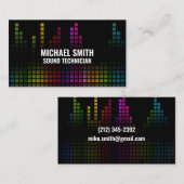Colorful Sound Bar-kwalificator Visitekaartje (Voorkant / Achterkant)