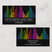 Colorful Sound Bar-kwalificator Visitekaartje (Voorkant / Achterkant)