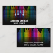 Colorful Sound Bar-kwalificator Visitekaartje (Voorkant / Achterkant)