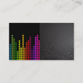 Colorful Sound Bar-kwalificator Visitekaartje (Achterkant)