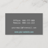 Colorful Sound Waves, Deejay, DJ Visitekaartje (Achterkant)