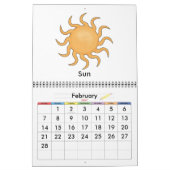 Colorful Southwest Kind Agenda Kalender (Feb 2027)