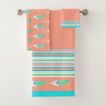 Colorful Southwestern Dother Bath Towel Set
