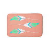 Colorful Southwestern Feathers Bath Mat (Voorkant)