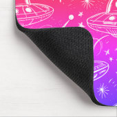 Colorful Spaceship Patroon Muismat (Hoek)