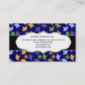 Colorful Spain Pattern visitekaartjes (Achterkant)