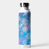 Colorful Sparkly Snowflakes Waterfles (Links)
