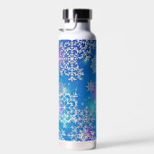 Colorful Sparkly Snowflakes Waterfles (Rechts)