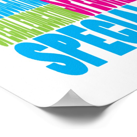 Colorful Special Education Poster (Hoek)