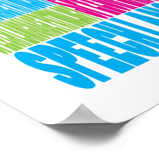 Colorful Speech Language Pathology Poster (Hoek)