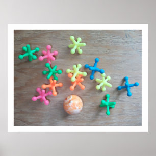 Colorful Speelgoed Jacks en Poster van alle kleure