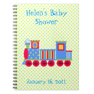 Colorful Speelgoed Train Baby shower-laptop Notitieboek
