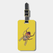 Colorful Spider arachnid art Bagagelabel (Voorkant verticaal)