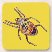 Colorful Spider arachnid art Bier Onderzetter (Voorkant)
