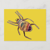 Colorful Spider arachnid art Briefkaart (Voorkant)
