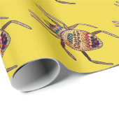 Colorful Spider arachnid art Cadeaupapier (Rol Hoek)