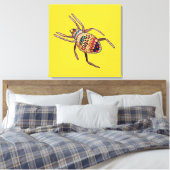 Colorful Spider arachnid art Canvas Afdruk (Insitu (Slaapkamer))