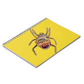 Colorful Spider arachnid art Notitieboek (Linkerzijde)