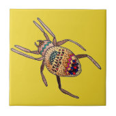 Colorful Spider arachnid art Tegeltje (Voorkant)