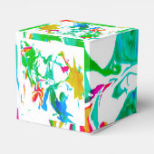 Colorful spider webs bedankdoosjes (Achterkant)